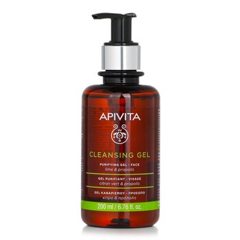 Apivita 蜂膠和石灰淨化凝膠-適用於油性/混合性皮膚 (Purifying Gel With Propolis & Lime - For Oily/Combination Skin)