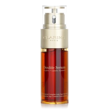 Clarins 雙重精華液（液壓+脂質系統）完全控制年齡的濃縮液 (Double Serum (Hydric + Lipidic System) Complete Age Control Concentrate)