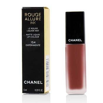 Chanel 胭脂魅力啞光液體唇彩-＃154 Experimente (Rouge Allure Ink Matte Liquid Lip Colour - # 154 Experimente)