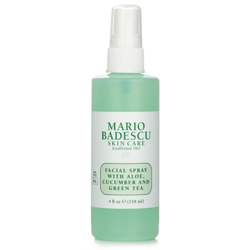 Mario Badescu 蘆薈，黃瓜和綠茶麵部噴霧-適用於所有皮膚類型 (Facial Spray With Aloe, Cucumber And Green Tea - For All Skin Types)