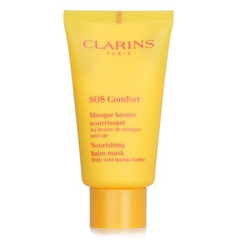 Clarins SOS野果黃油舒緩滋養唇膏面膜-乾性皮膚 (SOS Comfort Nourishing Balm Mask with Wild Mango Butter - For Dry Skin)