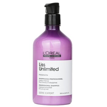 LOreal 專業意甲專家-Liss無限Prokeratin強效柔順洗髮露 (Professionnel Serie Expert - Liss Unlimited Prokeratin Intense Smoothing Shampoo)