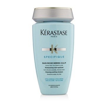貝恩·里奇皮膚舒緩洗髮露（敏感頭皮，乾性髮質） (Specifique Bain Riche Dermo-Calm Cleansing Soothing Shampoo (Sensitive Scalp, Dry Hair))