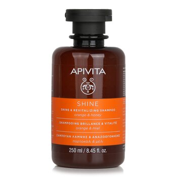 Apivita 橙子和蜂蜜閃耀和煥發活力的洗髮露 (Shine & Revitalizing Shampoo with Orange & Honey)