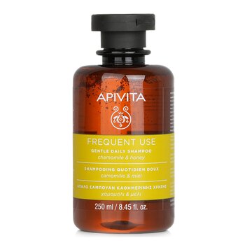 Apivita 洋甘菊和蜂蜜的溫和日常洗髮水 (Gentle Daily Shampoo with Chamomile & Honey (Frequent Use))