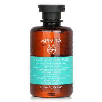 Apivita 含蕁麻和蜂膠的油性根和乾燥洗髮水 (Oily Roots & Dry Ends Shampoo with Nettle & Propolis)