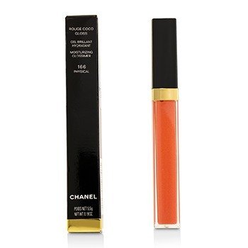 Chanel 胭脂可可光澤保濕Glossimer-＃166物理 (Rouge Coco Gloss Moisturizing Glossimer - # 166 Physical)