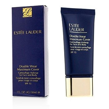 Estee Lauder 雙重磨損最大遮蓋偽裝（臉部和身體）SPF15-＃1N1象牙色裸 (Double Wear Maximum Cover Camouflage Make Up (Face & Body) SPF15 - #1N1 Ivory Nude)