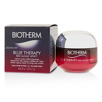 Biotherm 藍色療法紅藻提升可見光老化修復緊緻玫瑰色乳霜-所有皮膚類型 (Blue Therapy Red Algae Uplift Visible Aging Repair Firming Rosy Cream - All Skin Types)