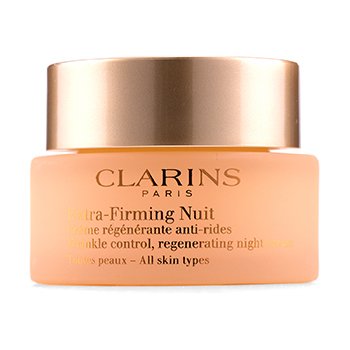 Clarins 超緊緻的Nuit皺紋控制，再生晚霜-所有皮膚類型 (Extra-Firming Nuit Wrinkle Control, Regenerating Night Cream - All Skin Types)