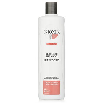 Nioxin 3D淨化洗髮露 4 (染後髮質, 逐漸稀疏, 染髮可用) (Derma Purifying System 4 Cleanser Shampoo (Colored Hair, Progressed Thinning, Color Safe))