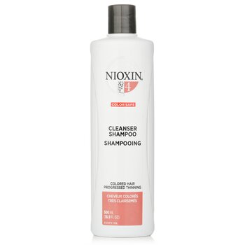 Nioxin Derma Purification System 4潔面乳洗髮水（染髮，漸層稀發，安全上色） (Derma Purifying System 4 Cleanser Shampoo (Colored Hair, Progressed Thinning, Color Safe))