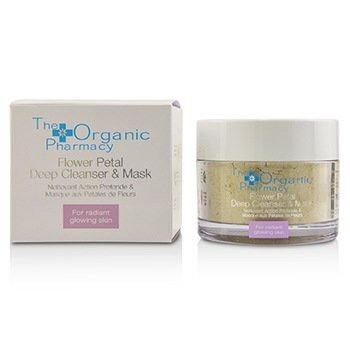 The Organic Pharmacy 花瓣深層清潔乳和麵膜-令肌膚煥發光彩。 (Flower Petal Deep Cleanser & Mask - For Radiant Glowing Skin)