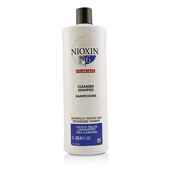 Nioxin Derma淨化系統6洗髮水（化學處理過的頭髮，逐漸稀疏，安全上色） (Derma Purifying System 6 Cleanser Shampoo (Chemically Treated Hair, Progressed Thinning, Color Safe))