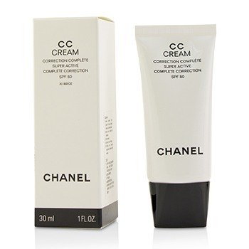 Chanel CC Cream Super Active完全修正SPF 50＃20米色 (CC Cream Super Active Complete Correction SPF 50 # 20 Beige)