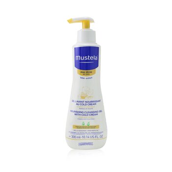 Mustela 滋養潔面者哩，冷霜適合頭髮和身體-乾燥皮膚 (Nourishing Cleansing Gel with Cold Cream For Hair & Body - For Dry Skin)