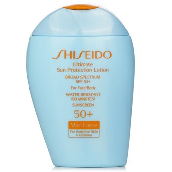 面部和身體SPF 50+的終極防曬乳液WetForce-適用於敏感的皮膚和兒童 (Ultimate Sun Protection Lotion WetForce For Face & Body SPF 50+ - For Sensitive Skin & Children)