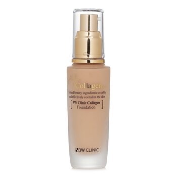 3W Clinic 膠原蛋白粉底-＃21（透明米色） (Collagen Foundation - # 21 (Transparent Beige))