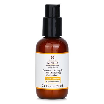 Kiehls 皮膚科醫生解決方案強大的力量減少濃縮液（含12.5％的維生素C +透明質酸） (Dermatologist Solutions Powerful-Strength Line-Reducing Concentrate (With 12.5% Vitamin C + Hyaluronic Acid))