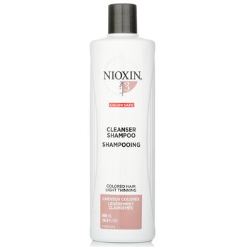 Nioxin 潔淨系統3 洗髮露 (染後髮質, 輕度稀疏, 染髮可用) (Derma Purifying System 3 Cleanser Shampoo (Colored Hair, Light Thinning, Color Safe))