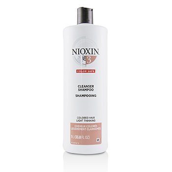 Nioxin Derma Purification System 3潔面乳洗髮水（染髮，淡化，顏色安全） (Derma Purifying System 3 Cleanser Shampoo (Colored Hair, Light Thinning, Color Safe))