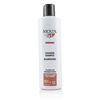 Nioxin Derma Purification System 4潔面乳洗髮水（染髮，漸層稀發，安全上色） (Derma Purifying System 4 Cleanser Shampoo (Colored Hair, Progressed Thinning, Color Safe))