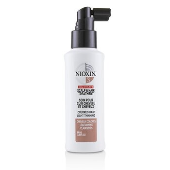 Nioxin 3D護髮精華 3 (染後髮質, 輕度稀疏, 染髮可用) (Diameter System 3 Scalp & Hair Treatment (Colored Hair, Light Thinning, Color Safe))