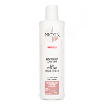 Nioxin 密度系統3頭皮療法護髮素（彩色頭髮，淺色稀疏，彩色安全） (Density System 3 Scalp Therapy Conditioner (Colored Hair, Light Thinning, Color Safe))