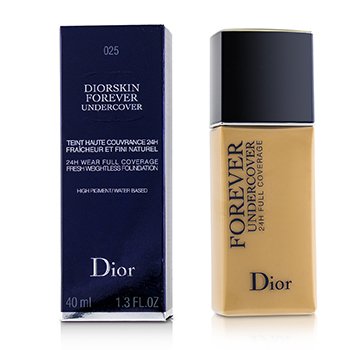 Diorskin Forever Undercover 24H持久全覆蓋水性粉底液-＃025 Soft Beige (Diorskin Forever Undercover 24H Wear Full Coverage Water Based Foundation - # 025 Soft Beige)