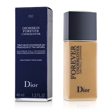 Diorskin Forever Undercover 24H耐磨全覆蓋水性粉底液-＃030中米色 (Diorskin Forever Undercover 24H Wear Full Coverage Water Based Foundation - # 030 Medium Beige)