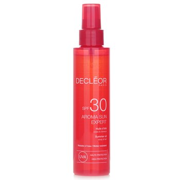 Decleor 香薰防曬專家夏季身體和頭髮用油SPF 30 (Aroma Sun Expert Summer Oil For Body & Hair SPF 30)