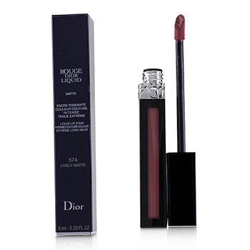 胭脂迪奧液體唇彩-＃574 Lively Matte（Dusty Pink）