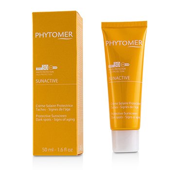Phytomer Sun Active保護性防曬霜SPF 30黑斑-老化跡象 (Sun Active Protective Sunscreen SPF 30 Dark Spots - Signs of Aging)