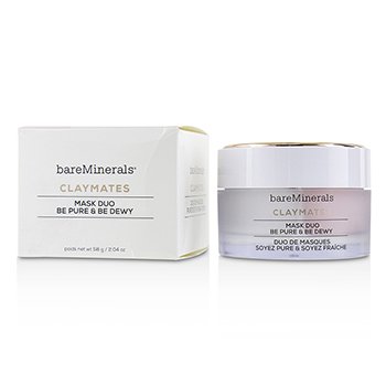 BareMinerals Claymates Be Pure和露水面膜二重奏 (Claymates Be Pure & Be Dewy Mask Duo)