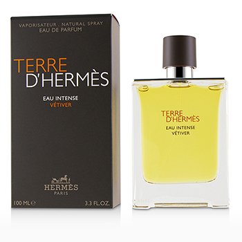 Terre D'Hermes香熏香根草香水噴霧 (Terre D'Hermes Eau Intense Vetiver Eau De Parfum Spray)