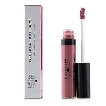 Laura Geller 色彩浸潤的唇彩-#French Press玫瑰 (Color Drenched Lip Gloss - #French Press Rose)