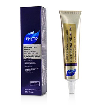 Phyto PhytoKeratine極致清潔護理霜（超損傷，脆弱和乾燥的頭髮） (PhytoKeratine Extreme Cleansing Care Cream (Ultra-Damaged, Brittle & Dry Hair))
