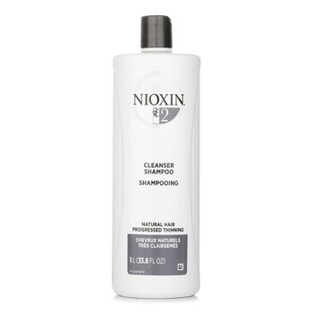 Nioxin 3D淨化洗髮露 2 (原生髮質, 逐漸稀疏) (Derma Purifying System 2 Cleanser Shampoo (Natural Hair, Progressed Thinning))