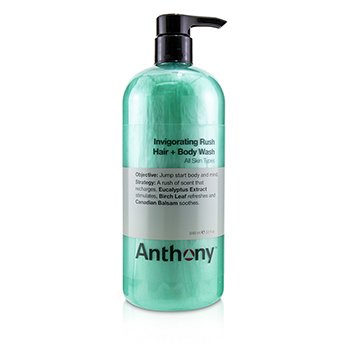 Anthony 提神醒目的毛髮和沐浴露（所有皮膚類型） (Invigorating Rush Hair & Body Wash (All Skin Types))