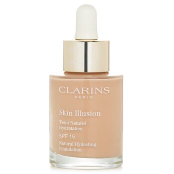 皮膚錯覺天然保濕粉底液SPF 15＃107米色 (Skin Illusion Natural Hydrating Foundation SPF 15 # 107 Beige)