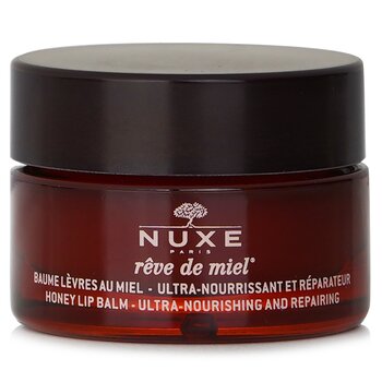 Nuxe Reve De Miel超滋養和修復蜂蜜潤唇膏-適用於非常乾燥，受損的嘴唇 (Reve De Miel Honey Lip Balm - For Very Dry, Damaged Lips (Packaging Random Pick))