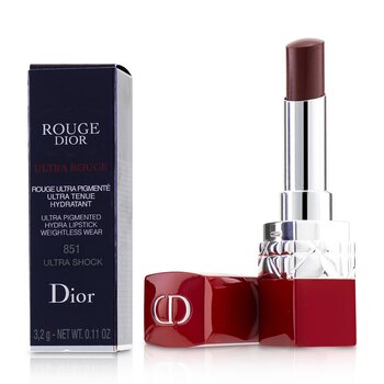 Christian Dior Rouge Dior Ultra Rouge-＃851 Ultra Shock (Rouge Dior Ultra Rouge - # 851 Ultra Shock)