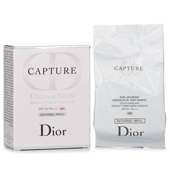 Christian Dior 完美活膚水漾氣墊粉底 SPF 50 補充裝 - # 000 (Capture Dreamskin Moist & Perfect Cushion SPF 50 Refill - # 000)