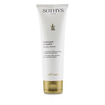 Sothys 早晨洁面乳-適用於所有皮膚類型，即使是敏感肌膚，也含有洋甘菊提取物 (Morning Cleanser - For All Skin Types, Even Sensitive , With Camomile Extract)