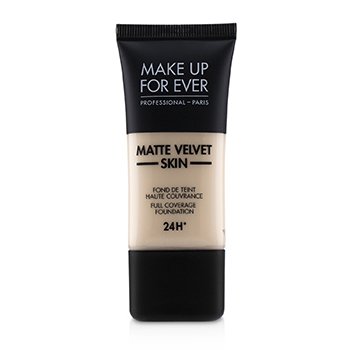 Make Up For Ever 啞光天鵝絨皮膚全覆蓋粉底-＃Y205（雪花石膏） (Matte Velvet Skin Full Coverage Foundation - # Y205 (Alabaster))