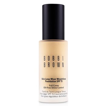 Bobbi Brown 皮膚長效失重粉底液SPF 15-＃乳白色 (Skin Long Wear Weightless Foundation SPF 15 - # Warm Ivory)