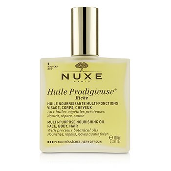 Nuxe Huile Prodigieuse Riche多功能滋養油-適用於非常乾燥的皮膚 (Huile Prodigieuse Riche Multi-Purpose Nourishing Oil - For Very Dry Skin)