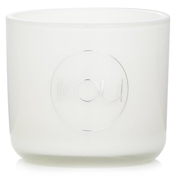 iKOU Essentials香薰天然蠟燭玻璃-喜悅（澳大利亞白法蘭絨花） (Essentials Aromatherapy Natural Wax Candle Glass - Joy (Australian White Flannel Flower))