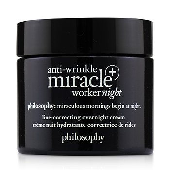 Philosophy 抗皺奇蹟工作者之夜+緊膚修護晚霜 (Anti-Wrinkle Miracle Worker Night+ Line-Correcting Overnight Cream)