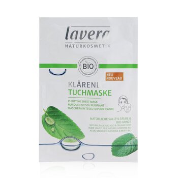 Lavera 面膜-淨化（含天然水楊酸和有機薄荷） (Sheet Mask - Purifying (With Natural Salicylic Acid & Organic Mint))